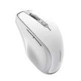 Ugreen MU101 ergonomisk trådløs mus Bluetooth / 2,4 GHz - hvid