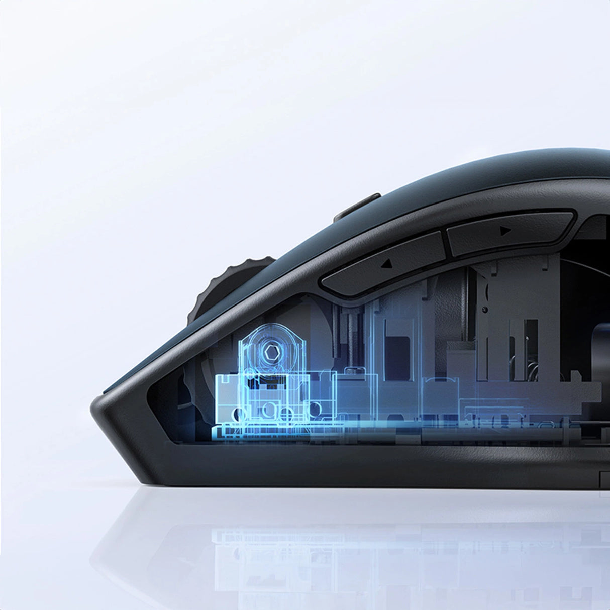 Ugreen MU101 ergonomisk trådløs mus Bluetooth 2,4 GHz - blå