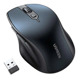 Ugreen MU101 ergonomisk trådløs mus Bluetooth 2,4 GHz - blå