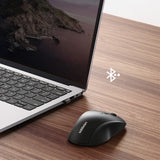 Ugreen MU101 ergonomisk trådløs mus Bluetooth 2,4 GHz - blå