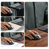 Ugreen MU101 ergonomisk trådløs mus Bluetooth 2,4 GHz - blå