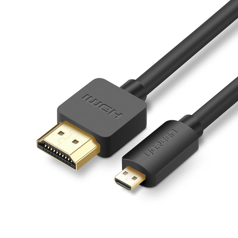 Ugreen HD127 micro HDMI - HDMI 2.0 4K 60Hz kabel 1 m - sort