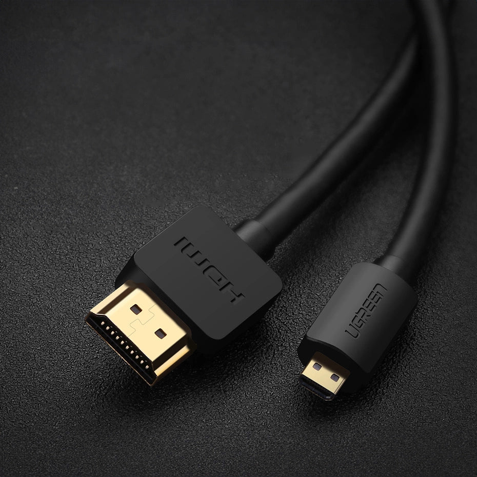 Ugreen HD127 micro HDMI - HDMI 2.0 4K 60Hz kabel 1 m - sort