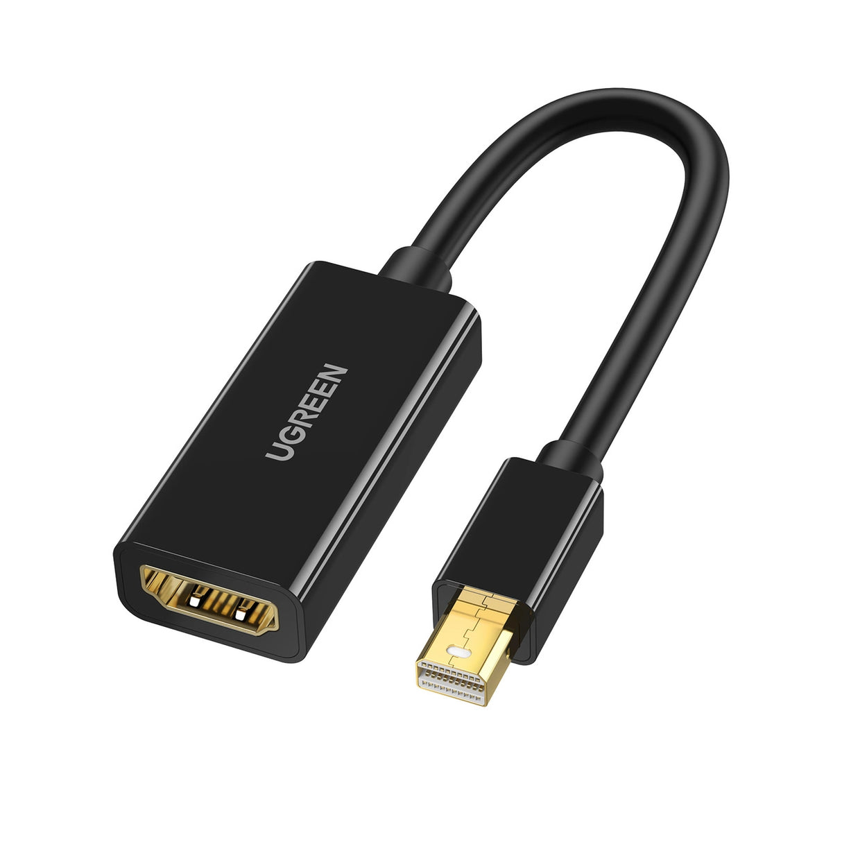 Ugreen MD112 40360 mini DisplayPort (mandlig) / HDMI (kvindelig) 4K 2K 30Hz adapter - sort