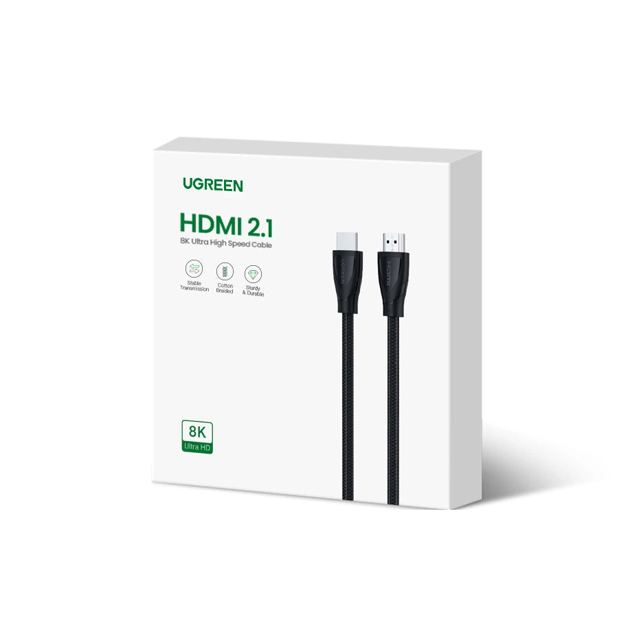 Ugreen HD140 80404 HDMI 2.1 / HDMI 2.1 kabel 3m - sort