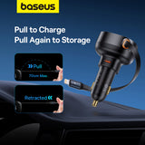 Baseus Enjoyment Pro USB-C (Female) / Lightning (Male) 60W Car Charger - Black