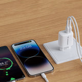 Wozinsky CUWCW 2.4A 2 x USB-A vægoplader - hvid