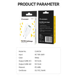 Wozinsky CUWCW 2.4A 2 x USB-A vægoplader - hvid