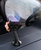 Joyroom JR-ZS259 mekanisk bilholder universel til telefon på cockpit / vindue - sort