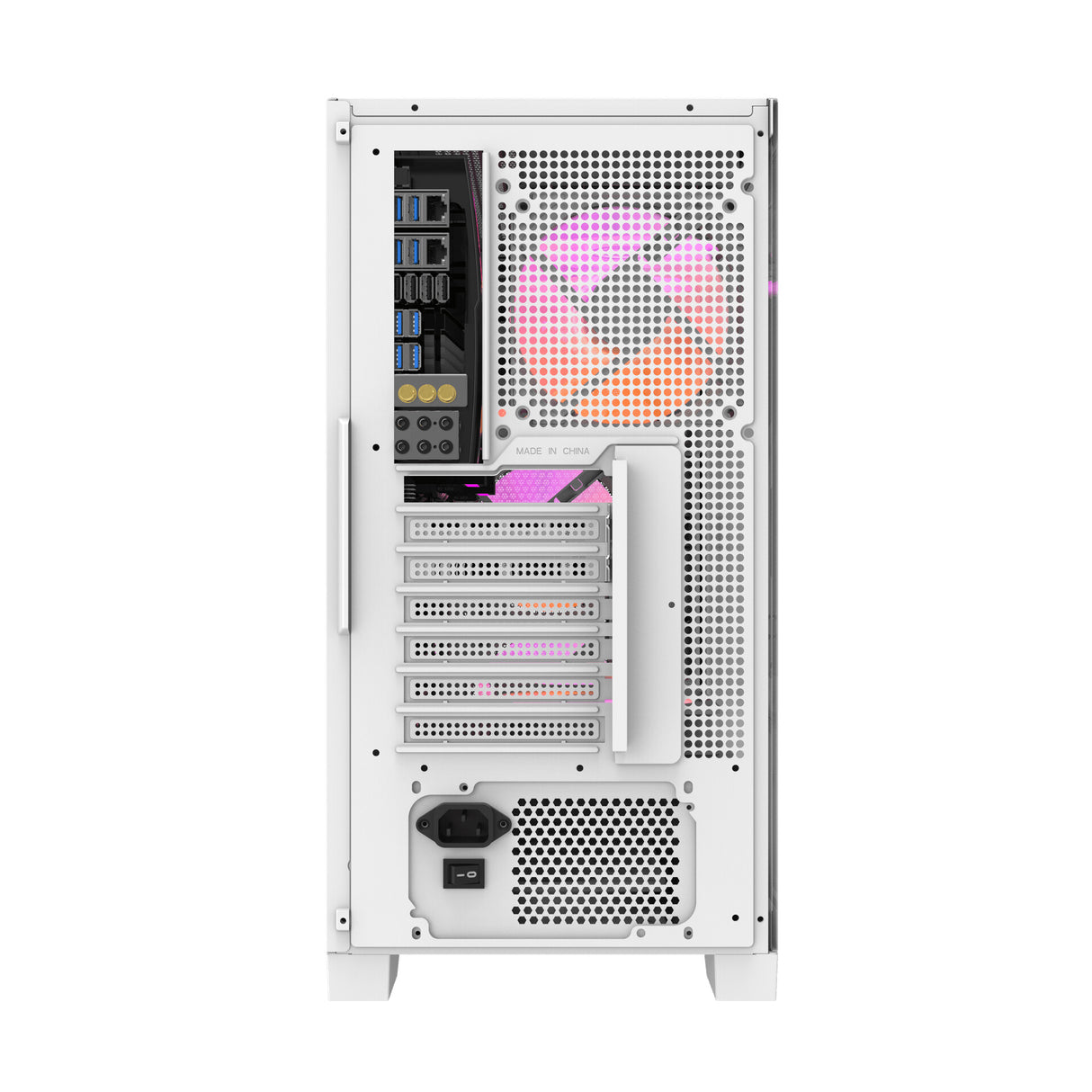 darkFlash DRX70 Mesh Midi Tower Hvid