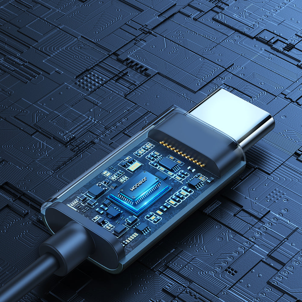 Joyroom JR-EC06 USB-C hovedtelefoner - grå