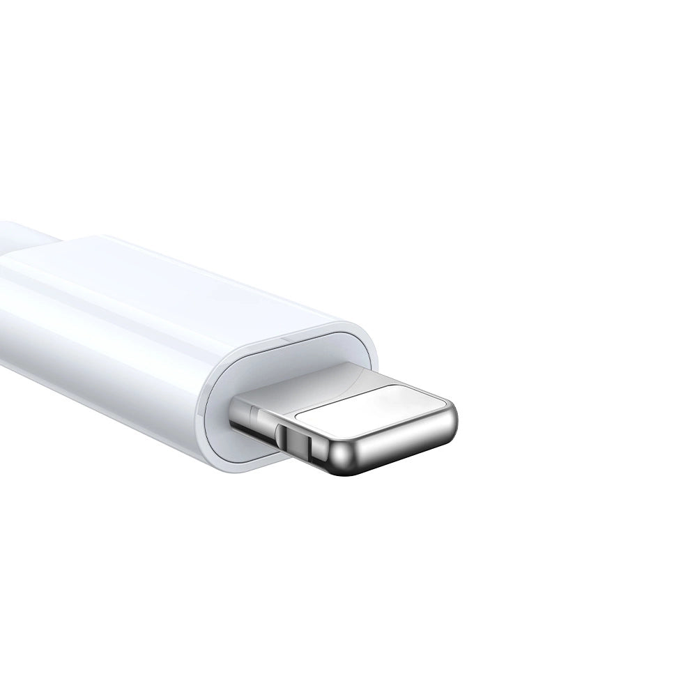 Joyroom S-IW007 3-i-1-kabel USB-A magnetisk oplader - Lightning 1,2 m - hvid