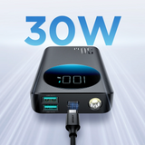 Joyroom powerbank 10000mAh 30W sort (JR-PBF01)