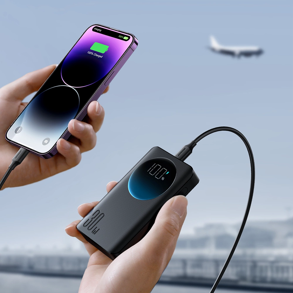 Joyroom powerbank 10000mAh 30W sort (JR-PBF01)
