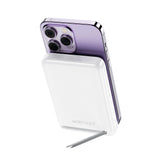 Acefast M6 PD 20W 10000mAh Induktiv Powerbank + Kabel - Hvid