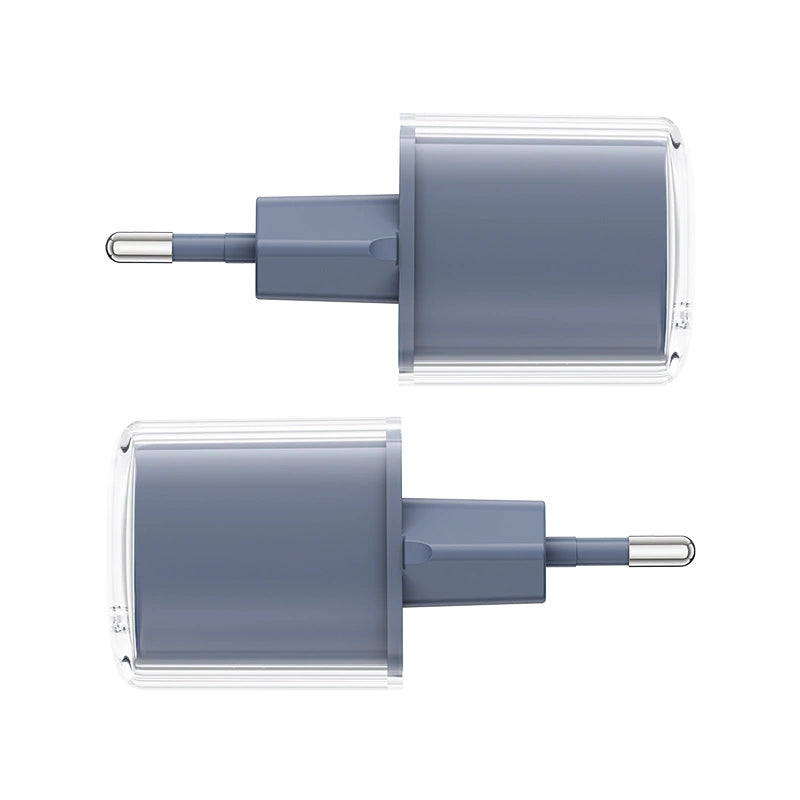 Acefast A53 PD 30W GaN USB-C oplader med display - grå