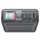 Acefast Z4 PD 218W GaN 3 x USB-C + USB-A multifunktionsadapter med 4 porte - Grå