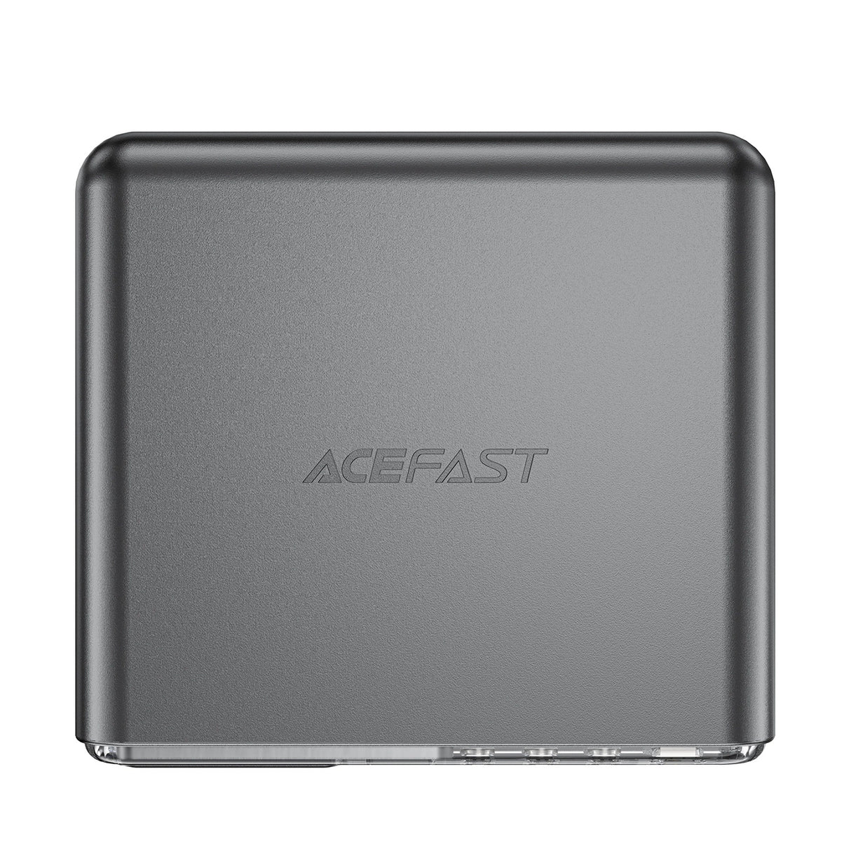 Acefast Z4 PD 218W GaN 3 x USB-C + USB-A multifunktionsadapter med 4 porte - Grå