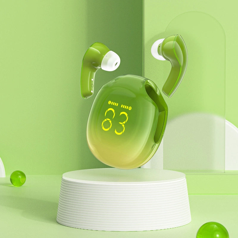 Acefast T9 Bluetooth 5.3 trådløse hovedtelefoner - grøn