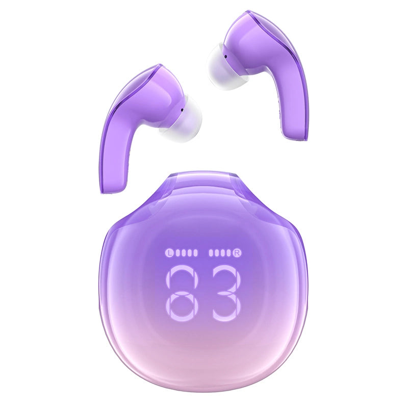 Acefast T9 Bluetooth 5.3 in-ear trådløse hovedtelefoner - lilla