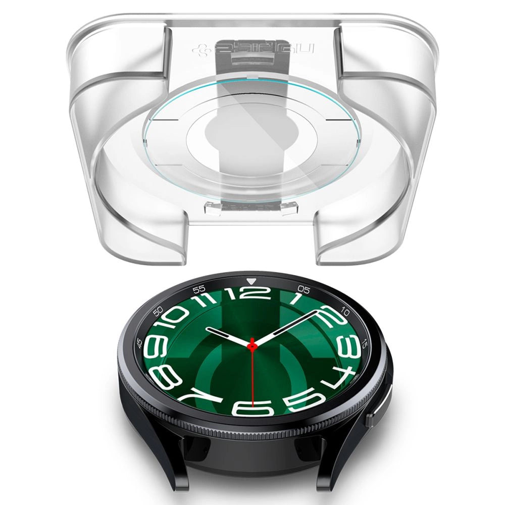 Spigen Glas.tR EZ Fit hærdet glas til Samsung Galaxy Watch 6 Classic (47 mm) - 2 stk.