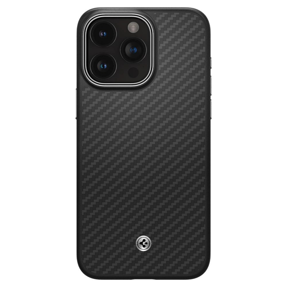 Spigen Enzo Aramid Mag Case med MagSafe til iPhone 15 Pro - Matte Black