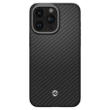 Spigen Enzo Aramid Mag Case med MagSafe til iPhone 15 Pro - Matte Black