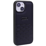 Audi GT Syntetisk læderfoder til iPhone 15 Plus - sort