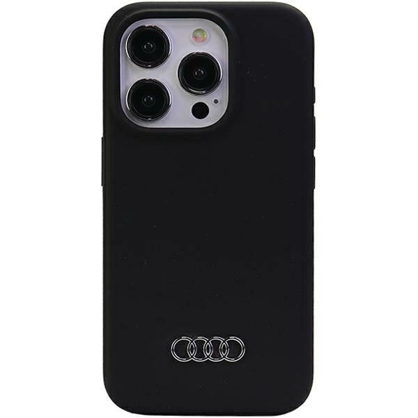 Audi Silicone Case til iPhone 15 Pro Max - sort