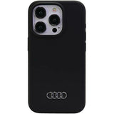 Audi Silicone Case til iPhone 15 Pro Max - sort