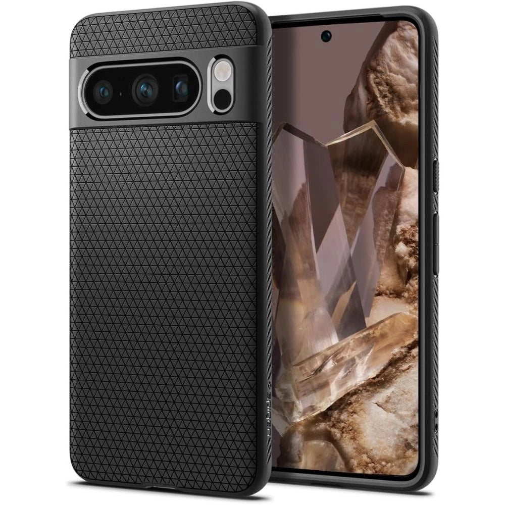 Spigen Liquid Air Case til Google Pixel 8 Pro - Matte sort