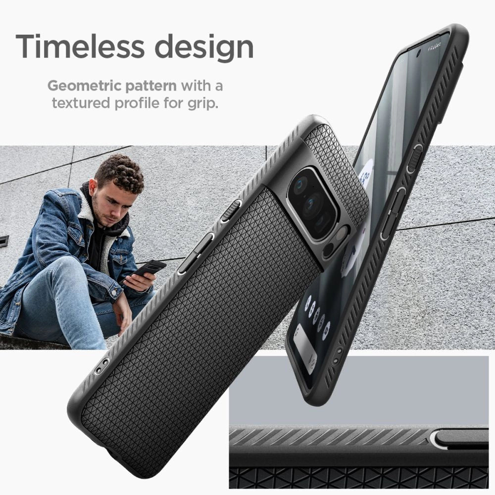 Spigen Liquid Air Case til Google Pixel 8 Pro - Matte sort