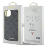 Guess 4G Charms Collection case til iPhone 15 Plus - grå
