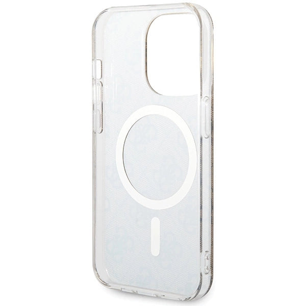 Guess IML 4G MagSafe-fodral til iPhone 15 Pro - brun