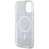 Guess IML 4G MagSafe-fodral til iPhone 15 - brun