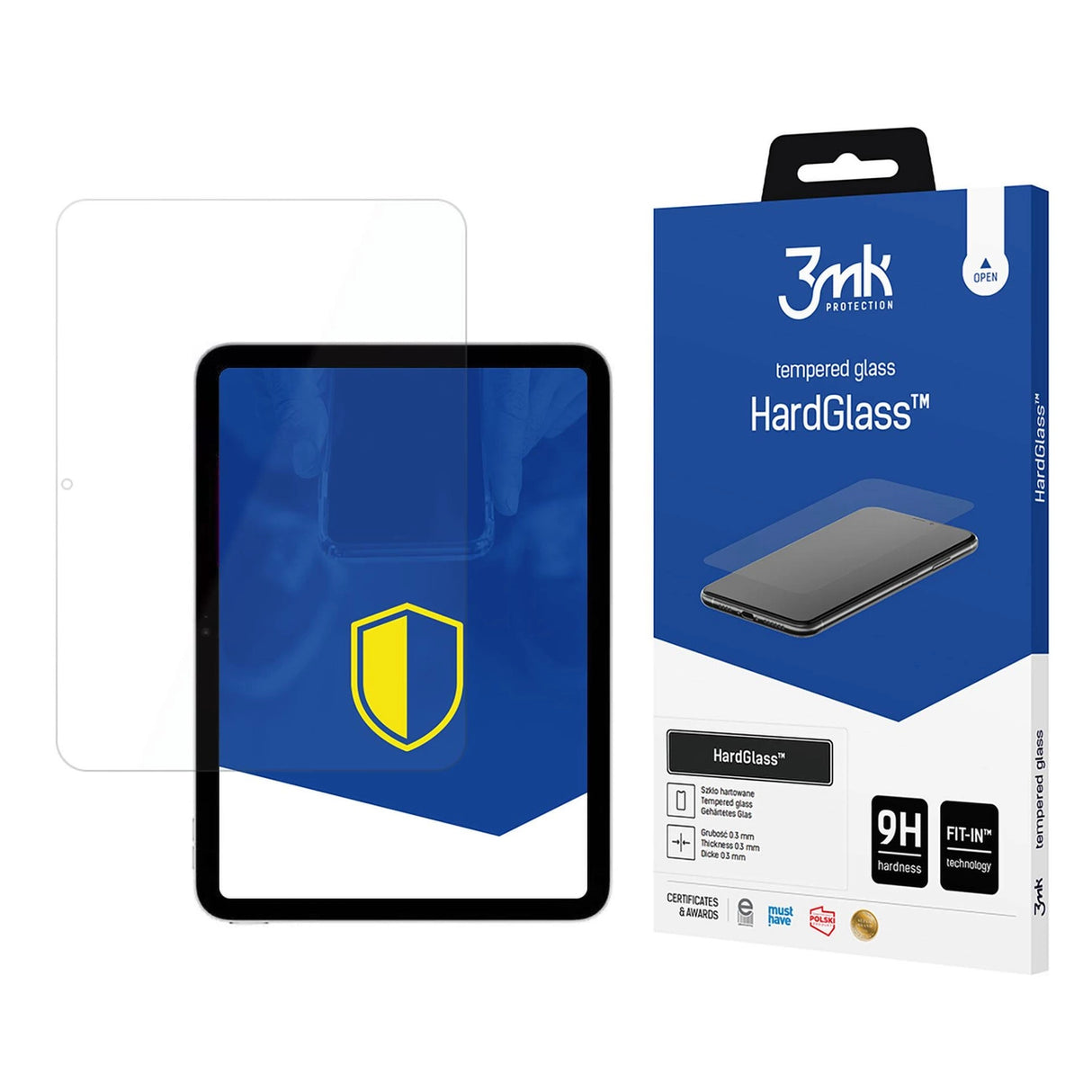 9H 3mk HardGlassTM glas til iPad 10 gen