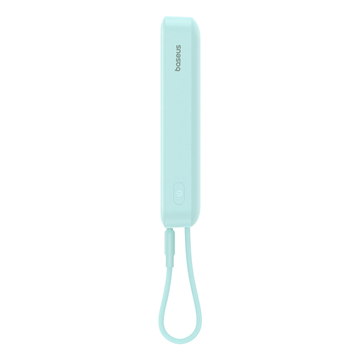 Baseus Magnetic Mini MagSafe 10000mAh 20W powerbank med indbygget Lightning kabel - blå + Baseus Simple Series USB-C - USB-C 60W 0,3m kabel