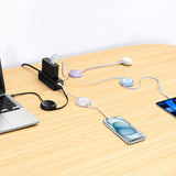 Baseus Free2Draw Mini USB-C - USB-C 100W 1m indtrækbar kabel - sort