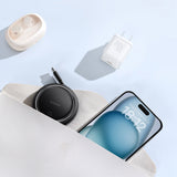 Baseus Free2Draw Mini USB-C - USB-C 100W 1m indtrækbar kabel - sort