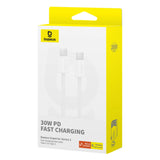 Baseus Superior Series ll USB-C - USB-C 30W 480Mb/s 2m kabel - hvid