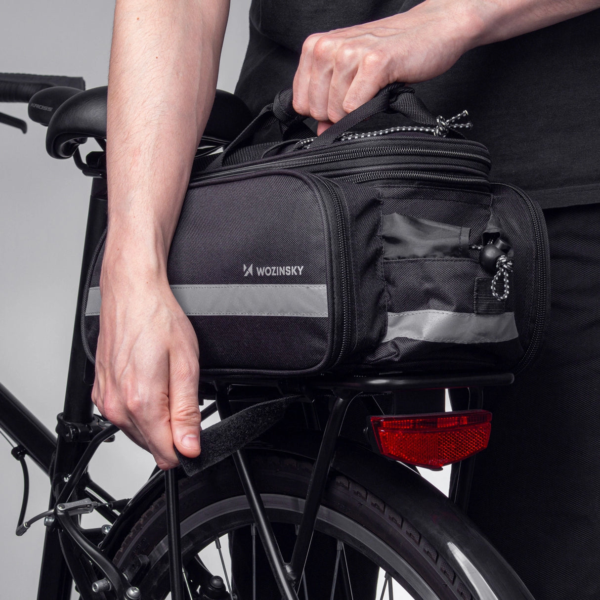 Wozinsky WBB36BK 27L cykeltaske - sort
