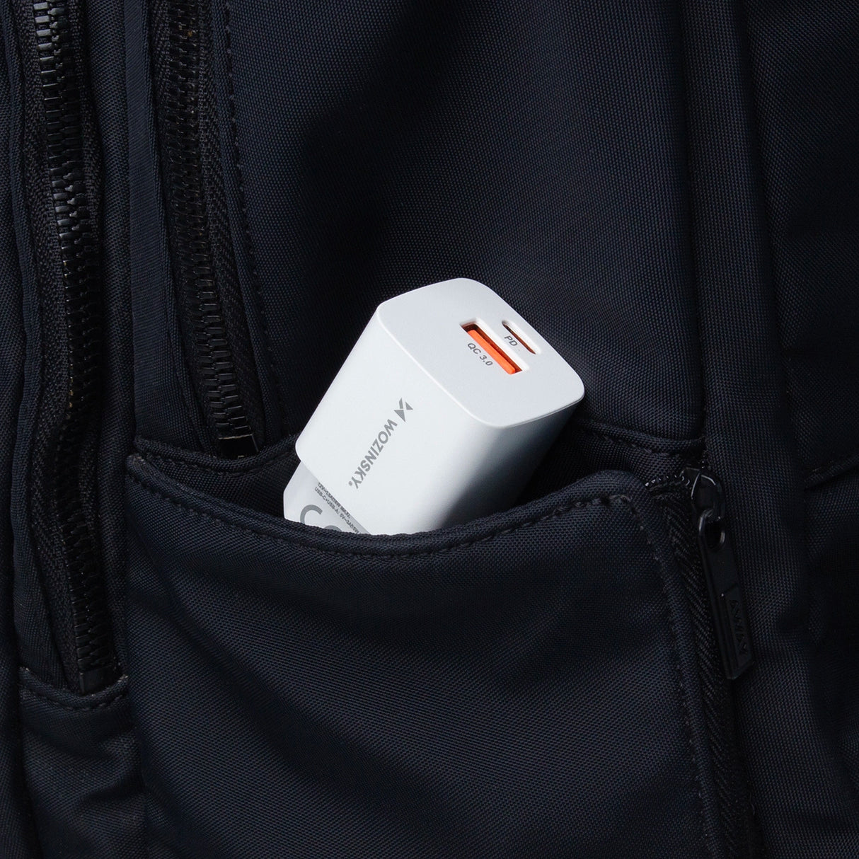 Wozinsky CMWCW 20W USB-C / USB-A vægoplader - hvid
