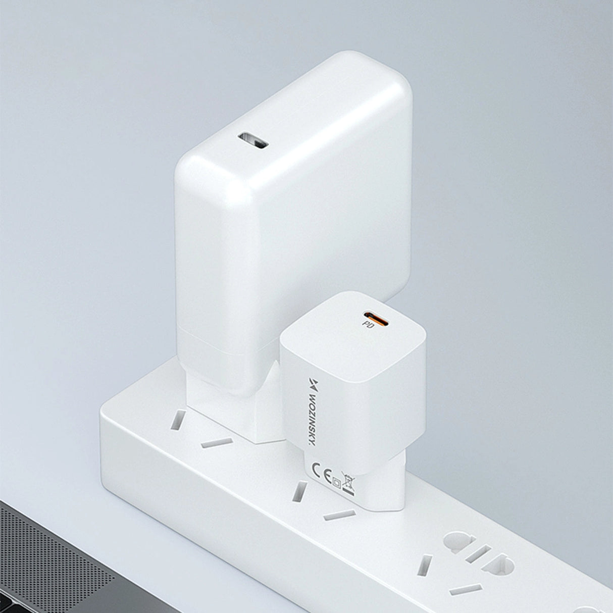 Wozinsky CMWCS USB-C PD 20W vægoplader - hvid