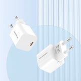 Wozinsky CMWCS USB-C PD 20W vægoplader - hvid