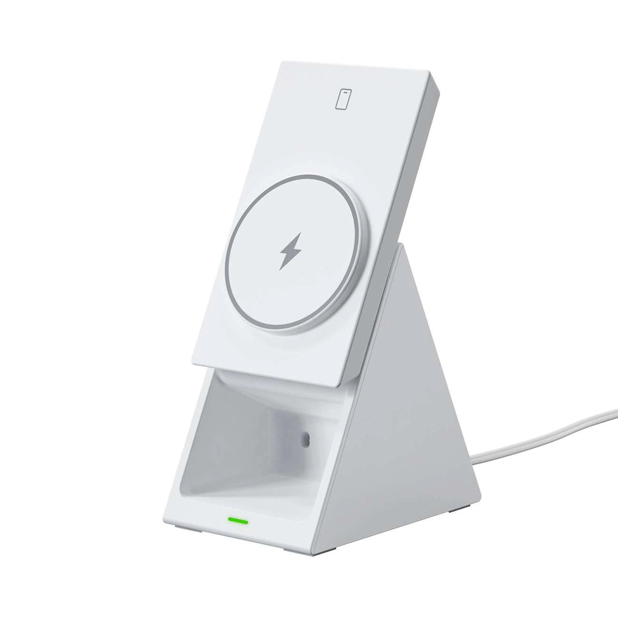 Choetech T600 15W 3in1 Induktiv opladningsstation - hvid