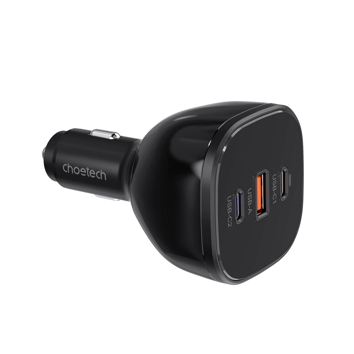 Choetech TC0024 biloplader 160W 2x USB-C PD 3.1 1x USB-A - sort