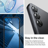 Spigen Glas.tR EZ Fit Optik Camera Protector til Samsung Galaxy S23 FE - sort 2 stykker.
