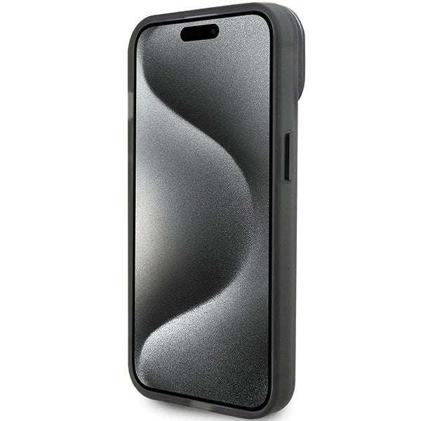 Ferrari FEHMP15SUSCAK iPhone 15 6.1" sort/sort hardcase Ring Stand 2023 Collection MagSafe