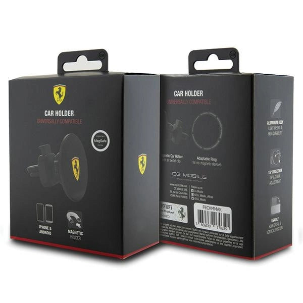 Ferrari FECHMMAK magnetisk holder til gitter sort/sort 2023 Collection MagSafe