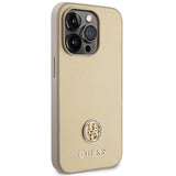 Guess GUHCP15LPS4DGPD iPhone 15 Pro 6.1" guld/guld hardcase Strass Metal Logo